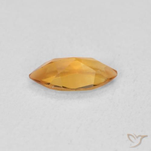 Citrino Laranja Médio Natural 0.46ct, Marquesa, VS