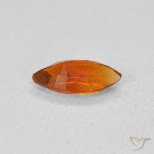 Citrino fogo laranja Natural 0.52ct, Marquesa, VVS-VS