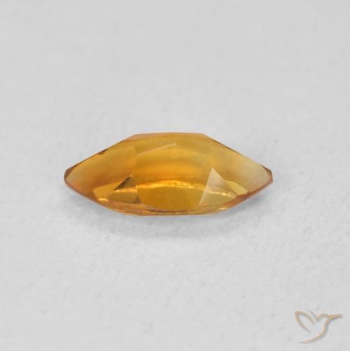Citrino Laranja Médio Natural 0.56ct, Marquesa, VVS-VS