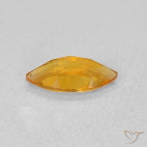 Citrino damasco laranja Natural 0.47ct, Marquesa, VVS-VS