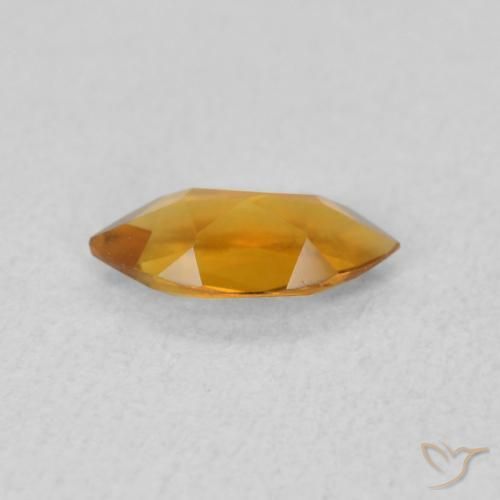 Citrino Laranja Médio Natural 0.50ct, Marquesa, VVS-VS