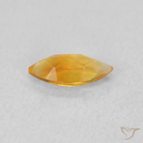 Citrino Laranja Médio Natural 0.45ct, Marquesa, VVS-VS