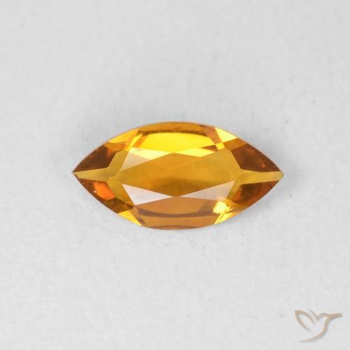 0.45ct Natural Ouro Citrino, Marquesa, VVS