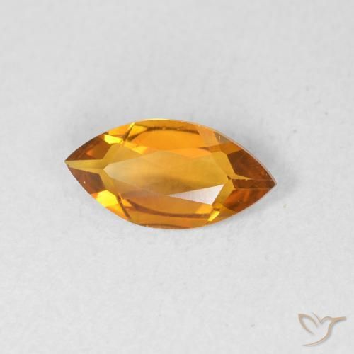 Citrino Ouro Natural 0.45ct, Marquesa, VVS