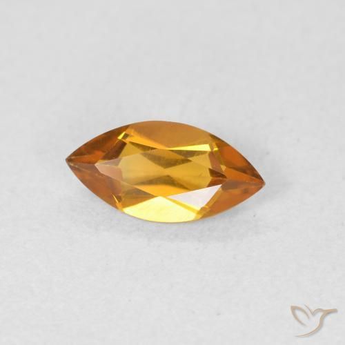 Citrino Ouro Natural 0.48ct, Marquesa, VVS