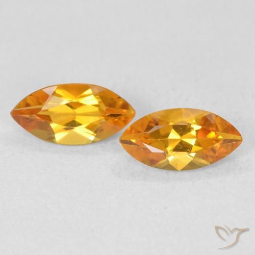 1.02ctw Natural Ouro Citrino, Marquesa, VS