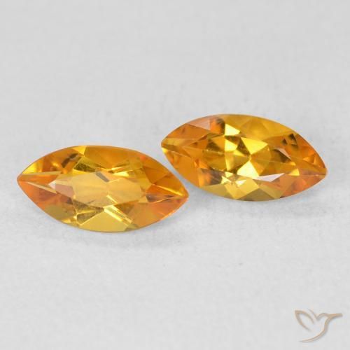 Pedras preciosas de Citrino Ouro natural de 1.02 ct, Marquesa, VS