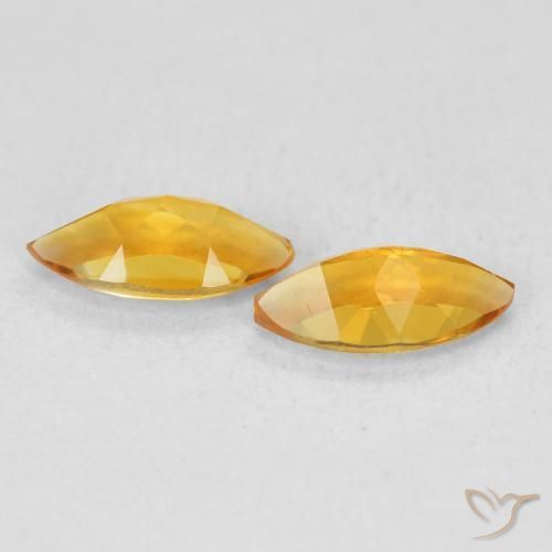 Pedras preciosas de Citrino Ouro natural de 1.02 ct, Marquesa, VS