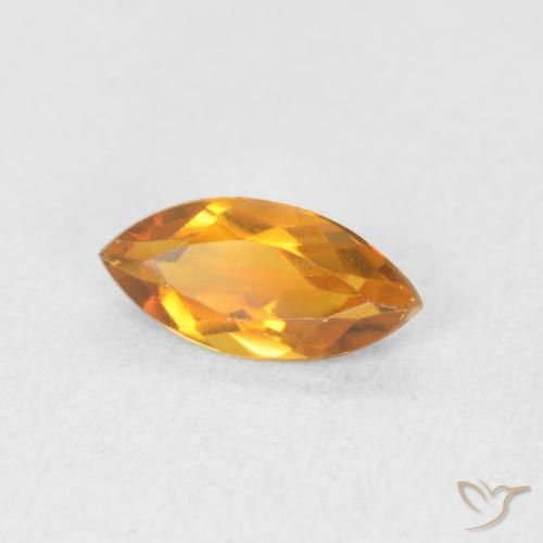 Citrino Ouro Natural 0.46ct, Marquesa, VVS-VS