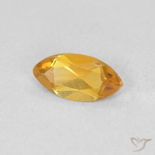 Citrino Dourado Escuro Natural 0.46ct, Marquesa, VVS-VS