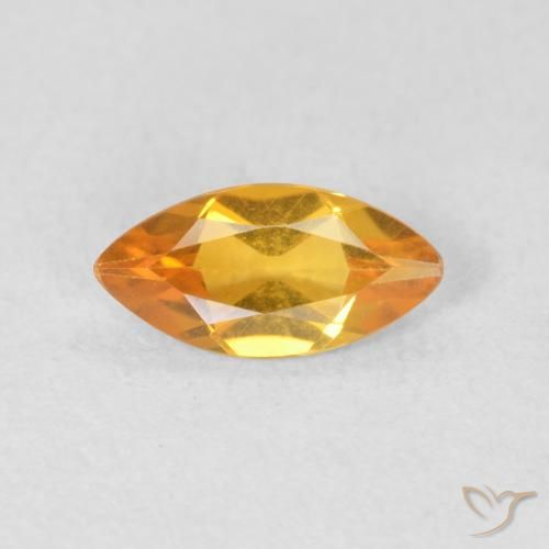 0.50ct Natural Ouro Citrino, Marquesa, VVS-VS