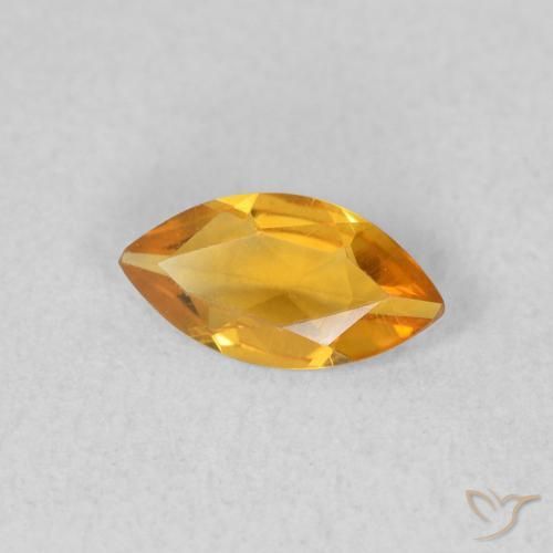 Citrino Ouro Natural 0.39ct, Marquesa, VVS-VS