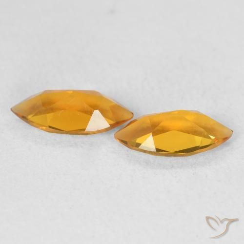 Pedras preciosas de Citrino Ouro natural de 0.89 ct, Marquesa, VS