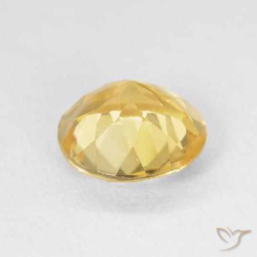 Citrino Amarelo Dourado Claro Natural 1.72ct, Redondo, VS