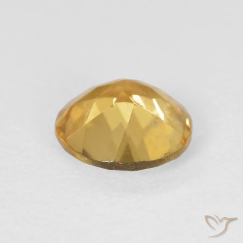 Citrino Luz Dourada Natural 1.52ct, Redondo, VS