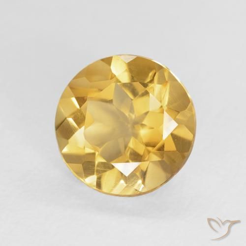 Citrino Ouro Natural 1.67ct, Redondo, VS