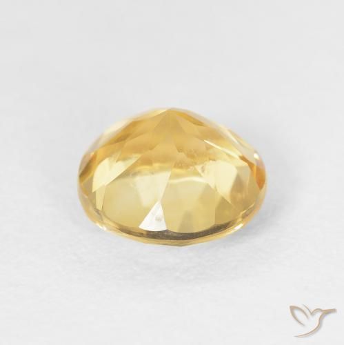 Citrino ouro médio Natural 1.86ct, Redondo, VVS-VS