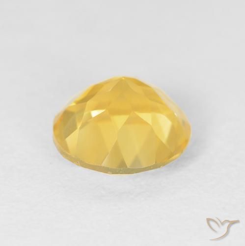 Citrino Dourado médio Natural 1.88ct, Redondo, VVS-VS