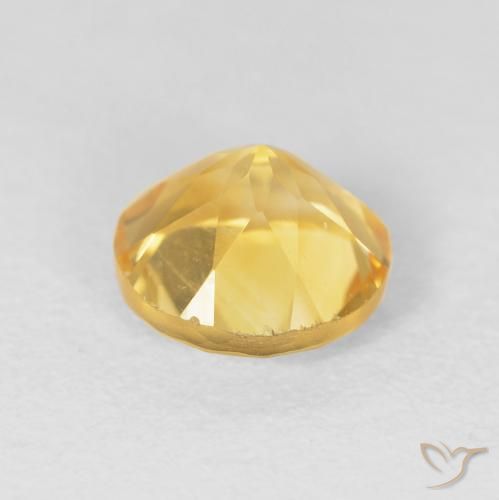 Citrino Ouro Natural 1.61ct, Redondo, VVS-VS