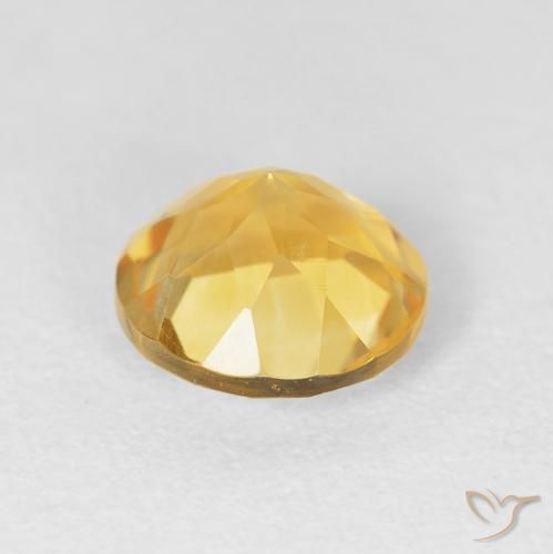 Citrino ouro médio Natural 1.95ct, Redondo, VVS-VS
