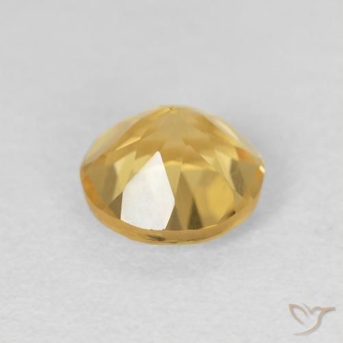 Citrino Luz Dourada Natural 1.13ct, Redondo, VVS-VS