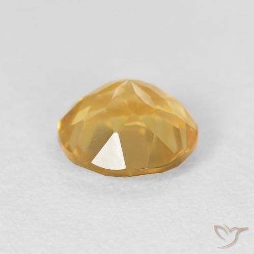 Citrino Dourado médio Natural 1.70ct, Redondo, VVS