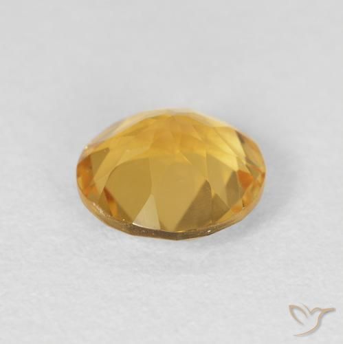 Citrino Ouro Natural 1.62ct, Redondo, VVS