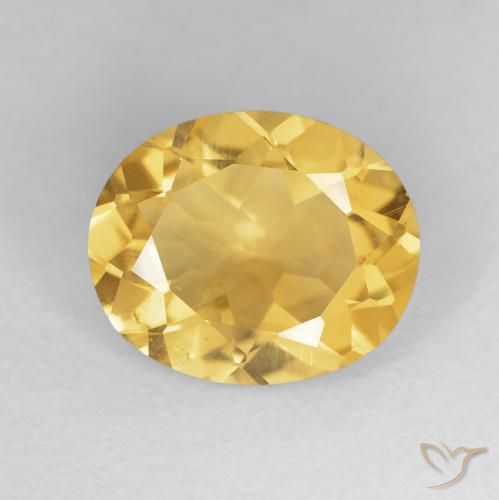 4.12ct Natural ouro brilhante Citrino, oval, VVS-VS