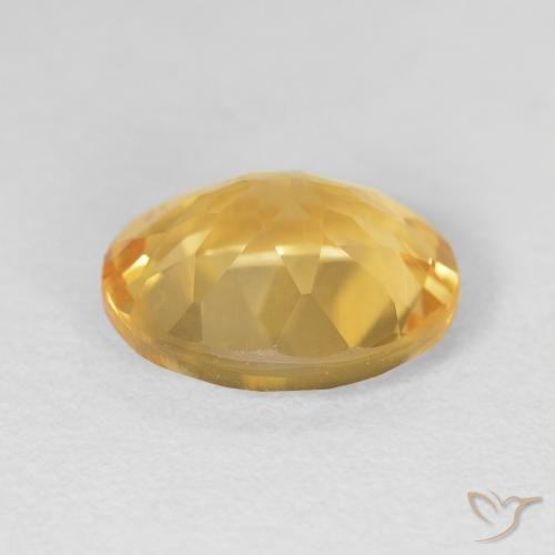 Citrino ouro brilhante Natural 4.12ct, oval, VVS-VS