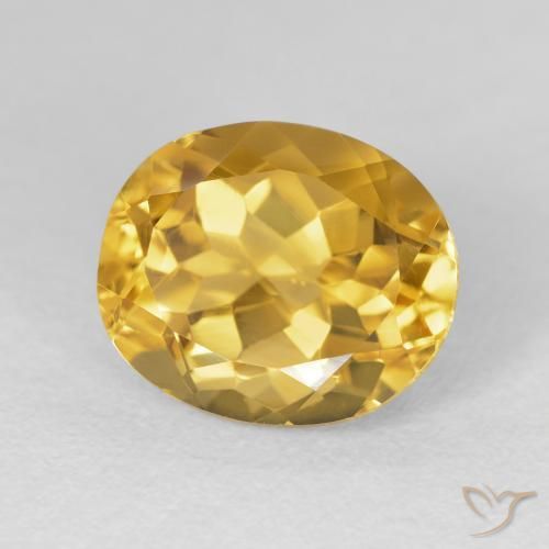 Citrino ouro profundo Natural 5.03ct, oval, VVS-VS