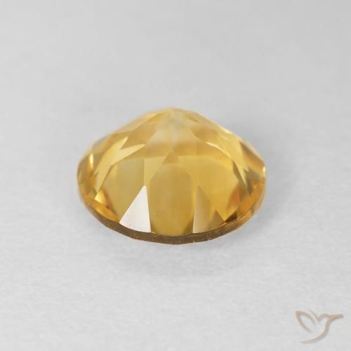 Citrino Ouro Natural 1.72ct, Redondo, VVS
