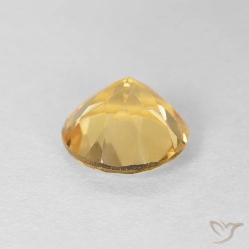 Citrino Ouro Natural 1.55ct, Redondo, VVS