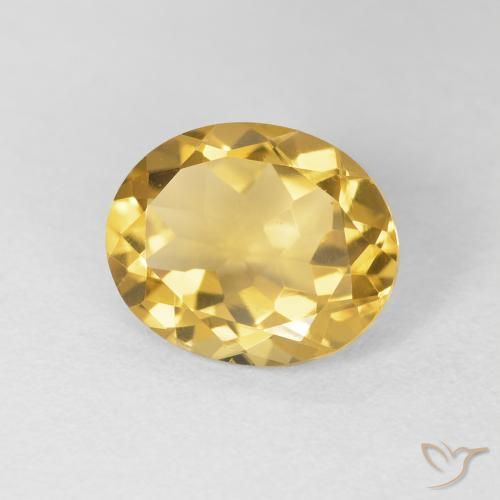 Citrino Dourado Natural 3.93ct, oval, VVS