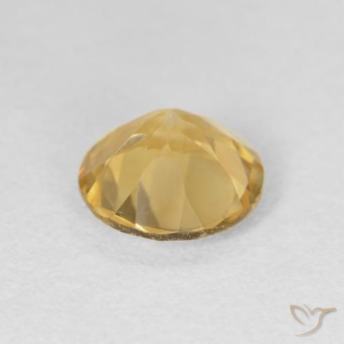 Citrino Dourado Natural 1.63ct, Redondo, VVS
