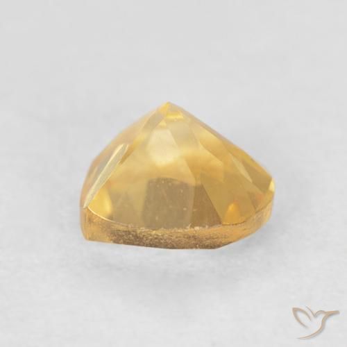 Citrino Ouro Natural 0.74ct, Coração, VVS