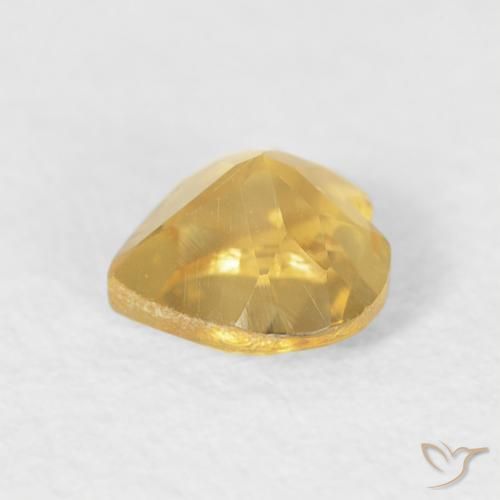 Citrino Dourado Natural 0.42ct, Coração, VVS