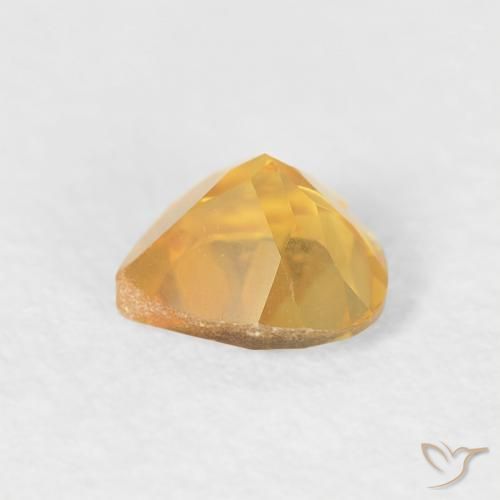 Citrino ouro médio Natural 0.44ct, Coração, VVS