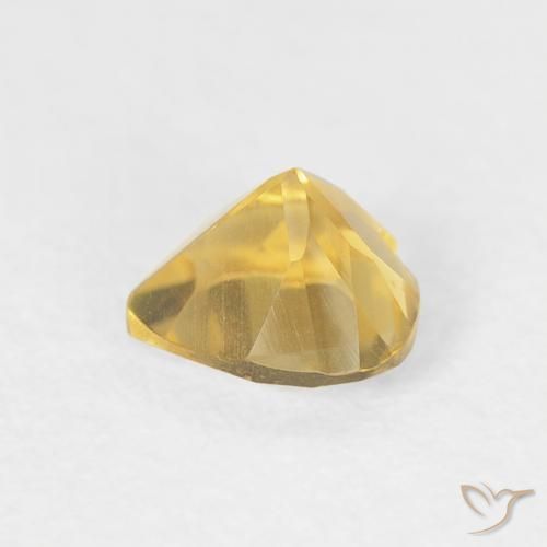 Citrino Laranja Dourada Natural 0.43ct, Coração, VVS-VS