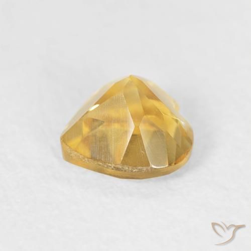 Citrino ouro médio Natural 0.45ct, Coração, VVS-VS