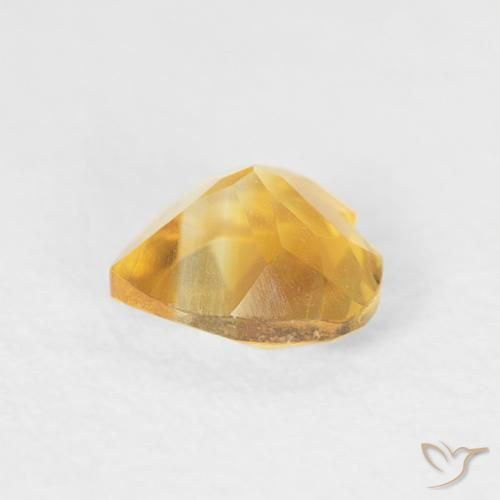 Citrino ouro médio Natural 0.42ct, Coração, VVS-VS