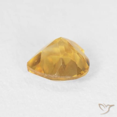 Citrino Dourado Natural 0.39ct, Coração, VVS-VS