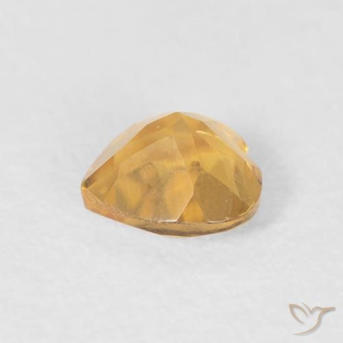 Citrino ouro médio Natural 0.39ct, Coração, VVS