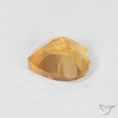 Citrino Ouro Natural 0.41ct, Coração, VVS