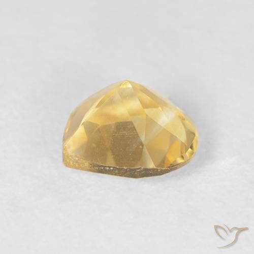 Citrino Ouro Natural 0.72ct, Coração, VVS