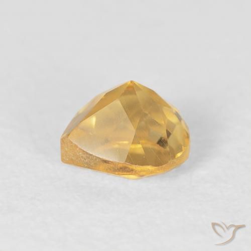 Citrino ouro médio Natural 0.51ct, Coração, VS