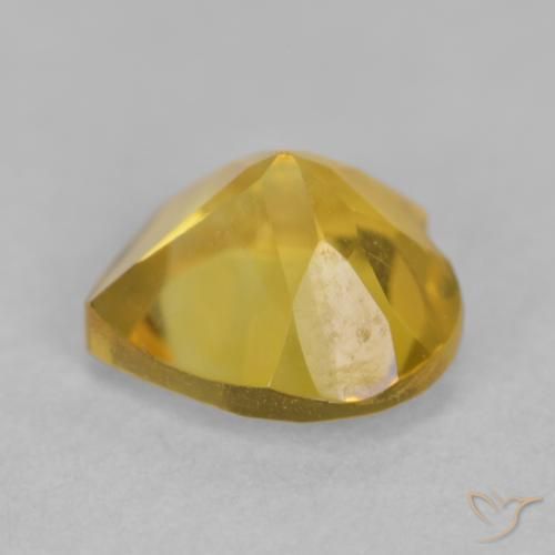 Citrino Dourado Natural 0.63ct, Coração, VVS-VS