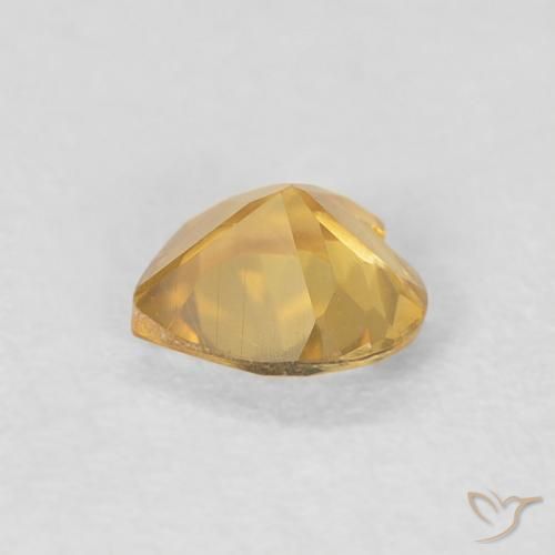 Citrino ouro médio Natural 0.35ct, Coração, VVS-VS