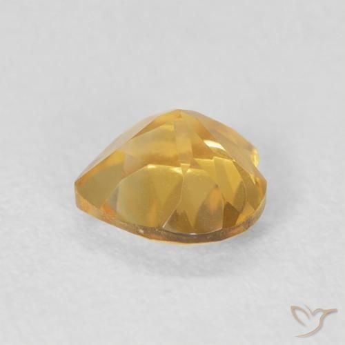 Citrino Dourado Natural 0.69ct, Coração, VVS-VS