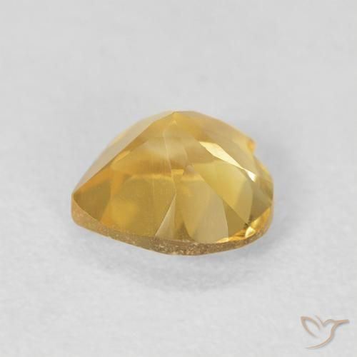 Citrino ouro profundo Natural 0.75ct, Coração, VVS-VS