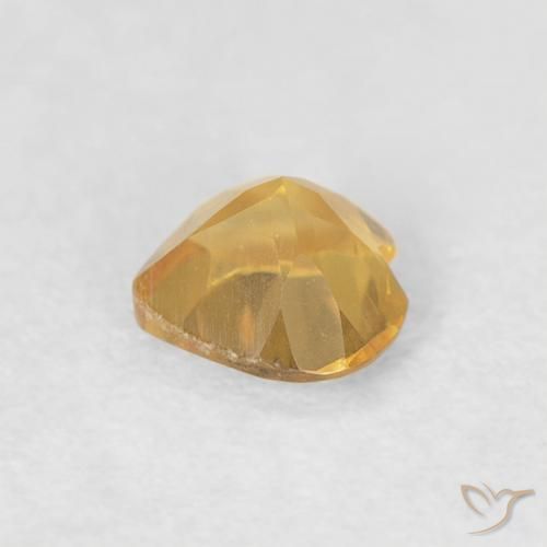 Citrino Dourado médio Natural 0.39ct, Coração, VVS-VS